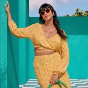 Rhode Floral Wrap Top